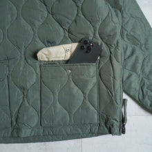 画像をギャラリービューアに読み込む, MILITARY PULL OVER DOWN HOODIE - OLIVE -