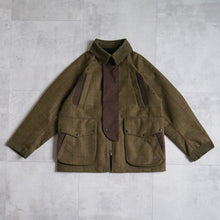 画像をギャラリービューアに読み込む, MOON TWEED 3 LAYERED JACKET - OLIVE -