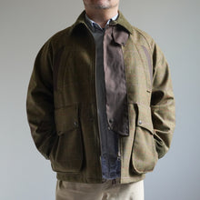 画像をギャラリービューアに読み込む, MOON TWEED 3 LAYERED JACKET - OLIVE -