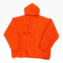 画像をギャラリービューアに読み込む, NORBIT - AINU QUILTING HOODIE - ORANGE