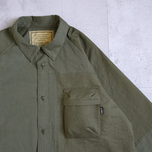 画像をギャラリービューアに読み込む, PATCHWORK RAGLAN SHIRTS - OLIVE -