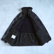Load image into Gallery viewer, HORN TREE PRINT WOOL BOA JACKET - NAVY -