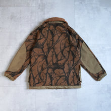 Load image into Gallery viewer, HORN TREE PRINT WOOL BOA JACKET - BROWN -