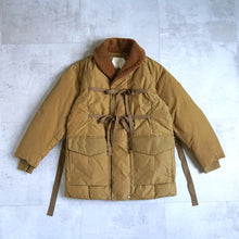 画像をギャラリービューアに読み込む, SHAWL COLLAR BOA DOWN JACKET - COYOTE -
