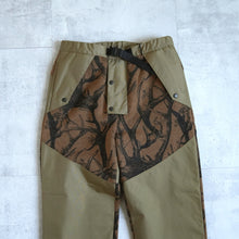 Load image into Gallery viewer, HORN TREE PRINT WOOL BOA PANTS - BROWN -