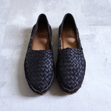 Load image into Gallery viewer, CITY SHOES WOVEN - BLACK -