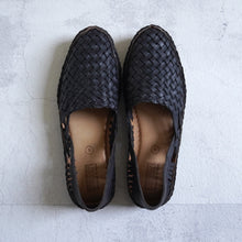 Load image into Gallery viewer, CITY SHOES WOVEN - BLACK -
