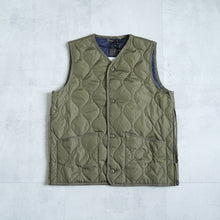 Load image into Gallery viewer, MILITARY V Neck Button Down Vest -Dark Olive-
