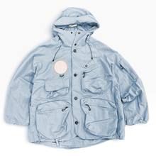 画像をギャラリービューアに読み込む, NORBIT - FIELD HOODIE JACKET - BLUE GRAY

