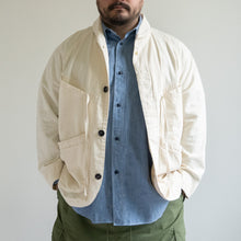 画像をギャラリービューアに読み込む, LIGHT OZ DENIM FIELD COVERALL - ECRU -
