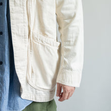 画像をギャラリービューアに読み込む, LIGHT OZ DENIM FIELD COVERALL - ECRU -
