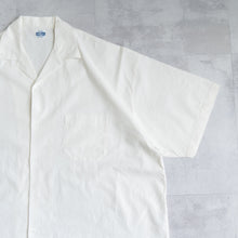 Load image into Gallery viewer, Cotton Linen Slab H/S Big Shirt -White-
