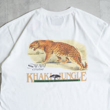 Load image into Gallery viewer, PRINTED CREW TEE SAFARI --CRUISE / WHITE-
