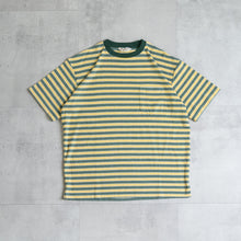 Load image into Gallery viewer, Heavy Pile Border Tee -Yellow-
