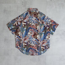 Load image into Gallery viewer, Printed Safari Shirts Tiger -Blue-
