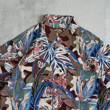 画像をギャラリービューアに読み込む, PRINTED SAFARI SHIRTS  TIGER -  BLUE -
