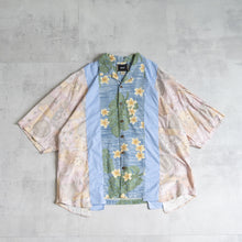 Load image into Gallery viewer, LIGHT ON THE ANTI CITY REMAKE SHIRTS LACオリジナルリメイクシャツ　パッチワークシャツ　大きいサイズ　ビッグサイズ　大きいいサイズメンズ　テングストア大阪
