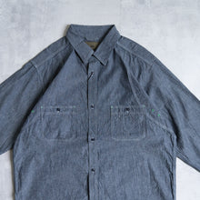 画像をギャラリービューアに読み込む, NIGEL CABOURN　NEW MEDICAL SHIRT　インディゴ　シャツ　大きいサイズ　メンズ　テングストア大阪
