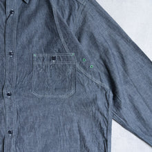 Load image into Gallery viewer, NIGEL CABOURN　NEW MEDICAL SHIRT　インディゴ　シャツ　大きいサイズ　メンズ　テングストア大阪
