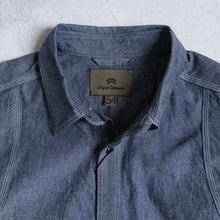 Load image into Gallery viewer, NIGEL CABOURN　NEW MEDICAL SHIRT　インディゴ　シャツ　大きいサイズ　メンズ　テングストア大阪
