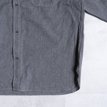 Load image into Gallery viewer, NIGEL CABOURN　NEW MEDICAL SHIRT　チャコールグレイ　シャツ　大きいサイズ　メンズ　テングストア大阪
