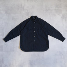 Load image into Gallery viewer, FUJITO　A/W FATIGUE SHIRT　ネイビー　大きいサイズ　メンズ　シャツ　テングストア大阪
