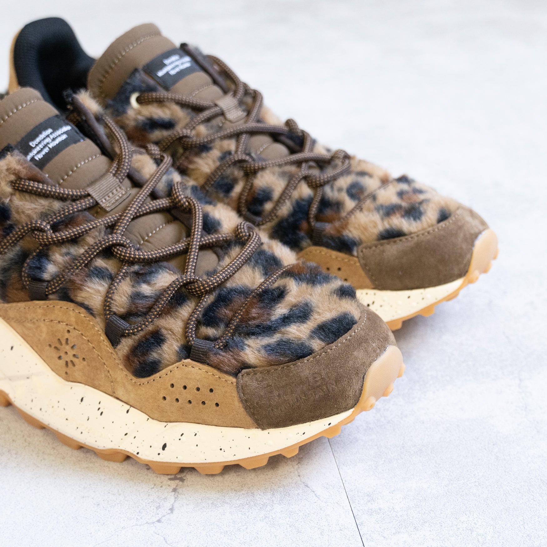 Flower MOUNTAIN RAIKIRI Brown 26 美品 FLOWER MOUNTAIN RAIKIRI- BROWN LEOPARD - – TENG STORE OSAKA