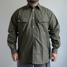 Load image into Gallery viewer, FUJITO　A/W FATIGUE SHIRT　カーキ　大きいサイズ　メンズ　シャツ　テングストア大阪
