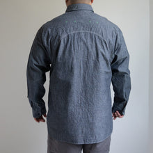 Load image into Gallery viewer, NIGEL CABOURN　NEW MEDICAL SHIRT　インディゴ　シャツ　大きいサイズ　メンズ　テングストア大阪
