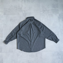 画像をギャラリービューアに読み込む, A/E FLAP POCKET SHIRTS -CHARCOAL -
