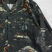 画像をギャラリービューアに読み込む, ELK HEIGHTS CAMP SHIRT  - GREEN NORTHWEST -
