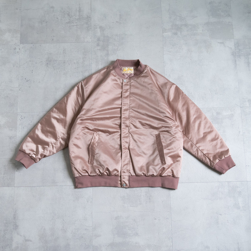 MAC MURRAY SATIN ZIP BLOUSON - SILKY PINK -