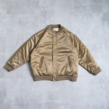 画像をギャラリービューアに読み込む, MAC MURRAY SATIN ZIP BLOUSON - SILKY GOLD -
