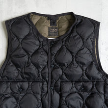 画像をギャラリービューアに読み込む, MILITARY CREW NECK W POCKET DOWN VEST SOFT SHELL- BLACK -
