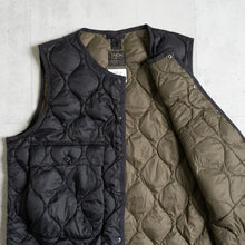 画像をギャラリービューアに読み込む, MILITARY CREW NECK W POCKET DOWN VEST SOFT SHELL- BLACK -
