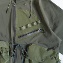 画像をギャラリービューアに読み込む, ALL WEATHER DOUBLE ACTION 2WAY COLLAR JACKET -OLIVE-
