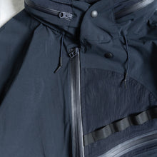 画像をギャラリービューアに読み込む, ALL WEATHER DOUBLE ACTION 2WAY COLLAR JACKET -NAVY-
