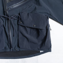 画像をギャラリービューアに読み込む, ALL WEATHER DOUBLE ACTION 2WAY COLLAR JACKET -NAVY-
