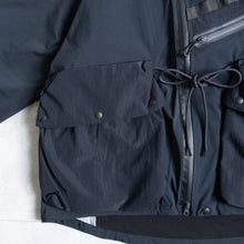 画像をギャラリービューアに読み込む, ALL WEATHER DOUBLE ACTION 2WAY COLLAR JACKET -NAVY-
