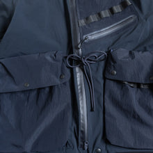 画像をギャラリービューアに読み込む, ALL WEATHER DOUBLE ACTION 2WAY COLLAR JACKET -NAVY-
