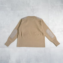 画像をギャラリービューアに読み込む, NON DOWN MILITARY CREW KNIT - L.MOCHA -
