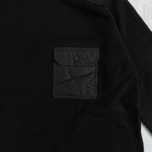 画像をギャラリービューアに読み込む, NON DOWN MILITARY CREW KNIT - BLACK -
