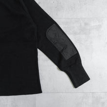 画像をギャラリービューアに読み込む, NON DOWN MILITARY CREW KNIT - BLACK -
