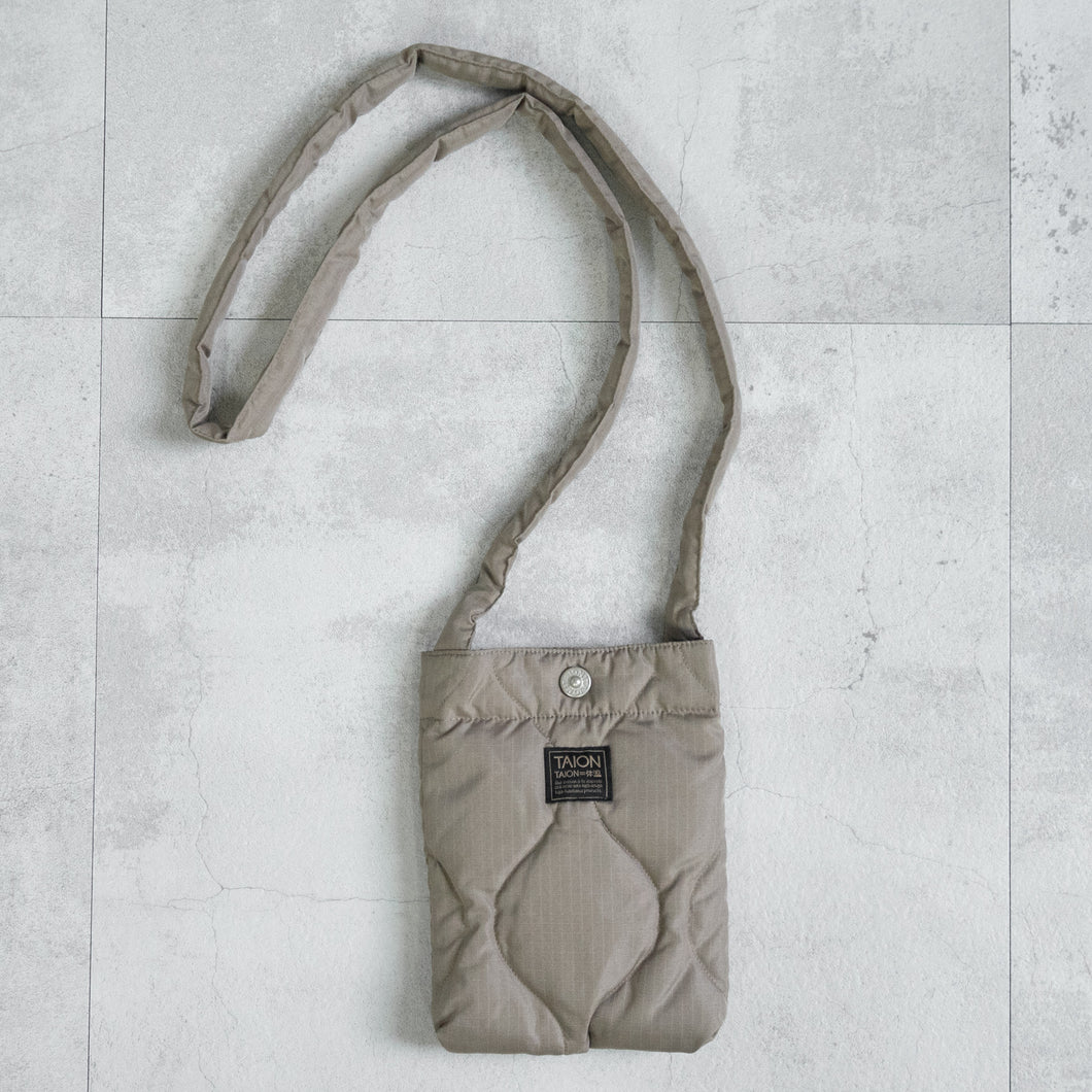 MILITARY CROSSBODY DOWN BAG - L.MOCHA -