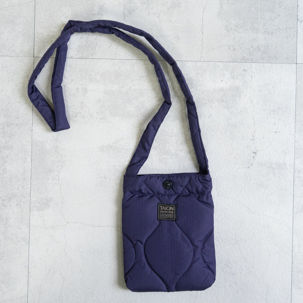 MILITARY CROSSBODY DOWN BAG - D.PURPLE -