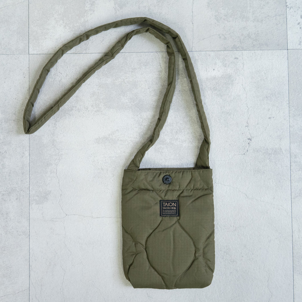 MILITARY CROSSBODY DOWN BAG - D.OLIVE -