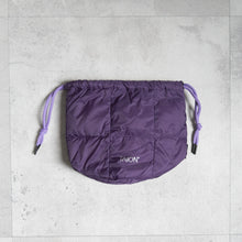 画像をギャラリービューアに読み込む, DRAWSTRING DOWN BAG - D.PURPLE -
