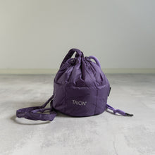 画像をギャラリービューアに読み込む, DRAWSTRING DOWN BAG - D.PURPLE -
