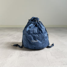 画像をギャラリービューアに読み込む, DRAWSTRING DOWN BAG - D.BLUE -
