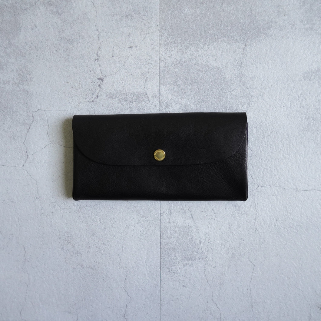 ONE LEATHER WALLET - BLACK -